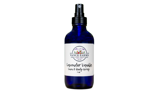 Lavender Vanilla Linen & Body Spray – 4 oz